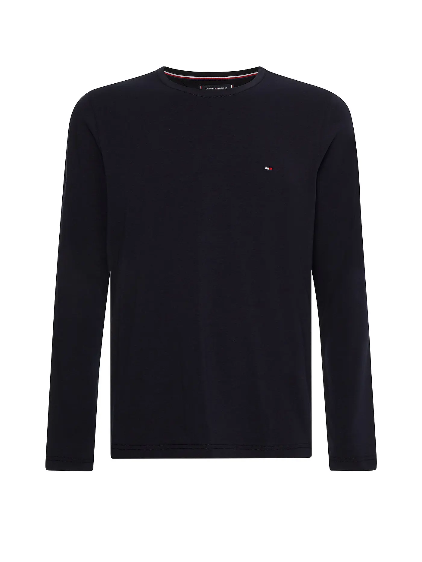 TOMMY HILFIGER | Langarmshirt Slim Fit | blau